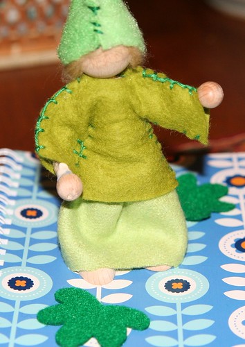 Leprechaun Doll and Notebook for Lucas