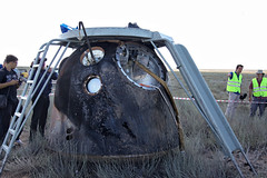 Посадка "Союз ТМА-19М" // Landing of Soyuz TMA-19M