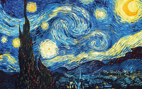 "The starry night" by Vincent van Gogh