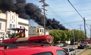 LAFD Battles Stubborn Hollywood Apartment Blaze