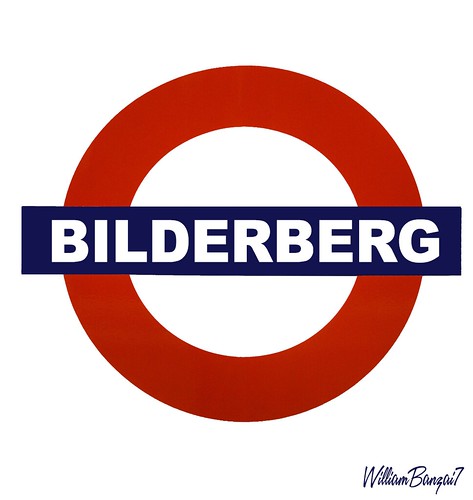 BILDERBERG TUBE SIGN by WilliamBanzai7/Colonel Flick