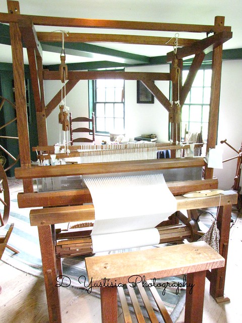 The weaving machine circa 1800s - Old Sturbridge Village
