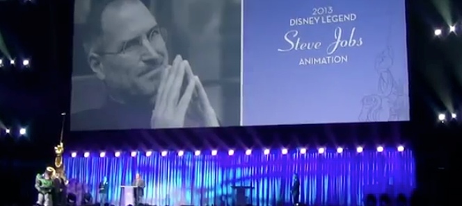 Nagroda Disney Legend dla Jobsa przyjęta przez Johna Lassetera z Pixara