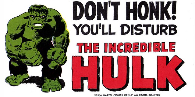 Marvelmania - don't honk the Hulk