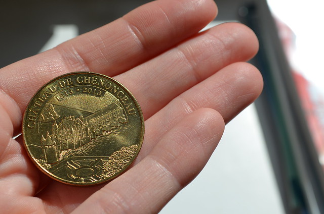 Chateau de Chenonceau 500 year anniversary coin
