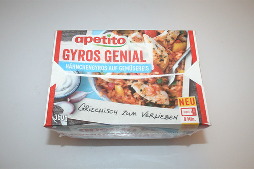 01 - Apetito Gyros Genial - Verpackung vorne / Packaging front