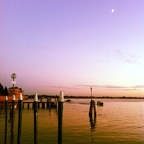 Magic hour in San Servolo Island, Venice.