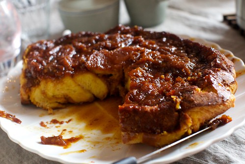 salted caramel upside down french toast