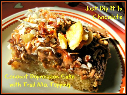Depression Coconut Cake from Just Dip It In Chocolate