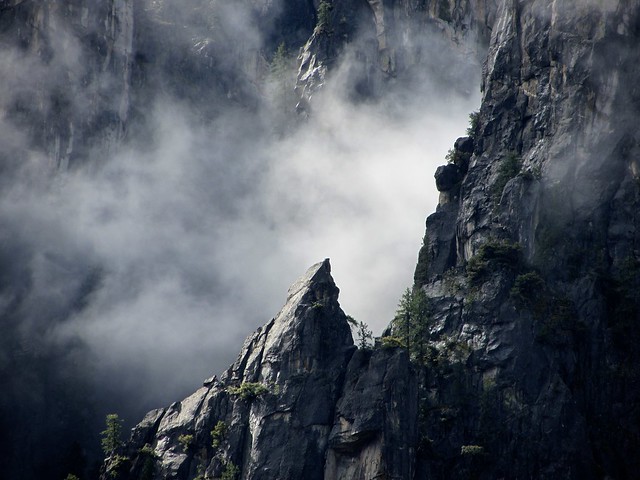 Pointed Rocks in Cathedral Spires, Yosemite
