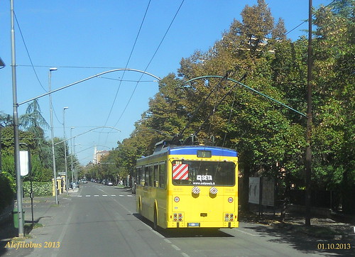 filobus Socimi n°18 in viale Buon Pastore - linea 6
