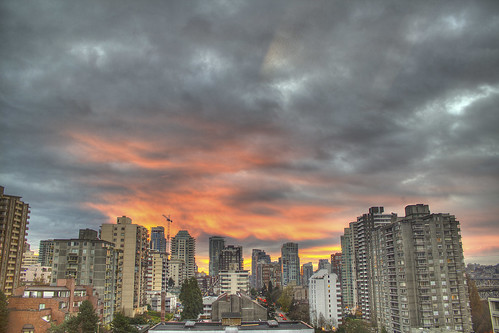 Sunrise over Vancouver