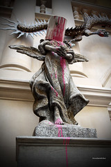Banksy 'Angel with a paint pot on her head', Bristol Museum and Art Gallery, Bristol