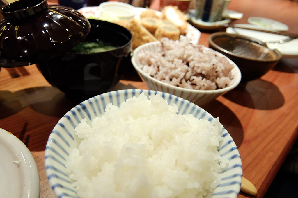 白飯+紫米飯