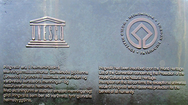 UNESCO's recognition of Þingvellir