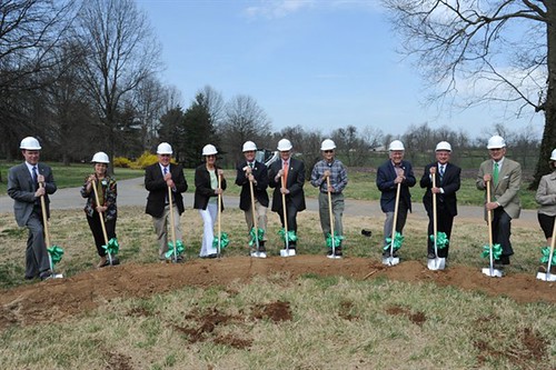 Groundbreaking ceremony for the new facility. Photos courtesy of Christian Care Communities.  Used with permission.