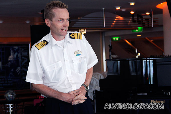 The Captain of Mariner of the Seas 