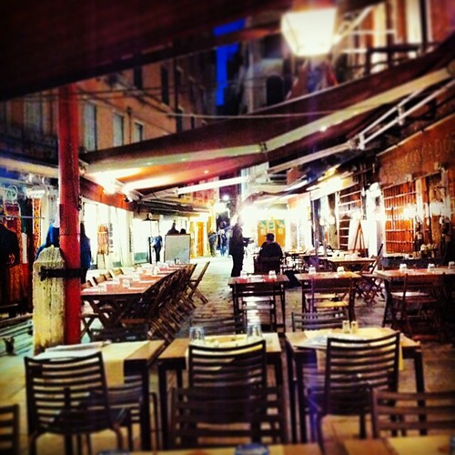 Restaurant Aciugheta, Venice, where I just had my dinner.