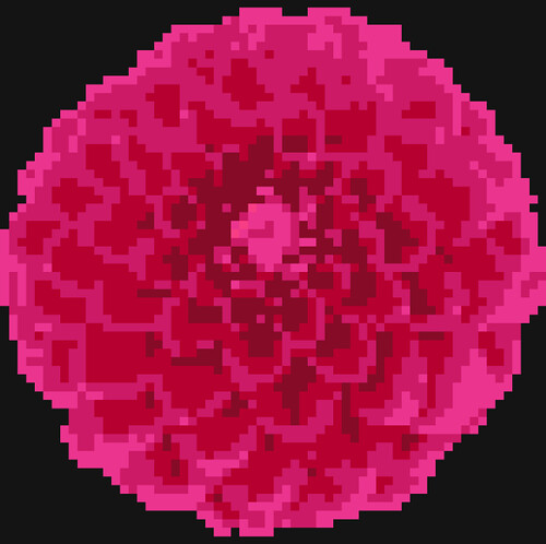 Pink Dahlia pattern image only