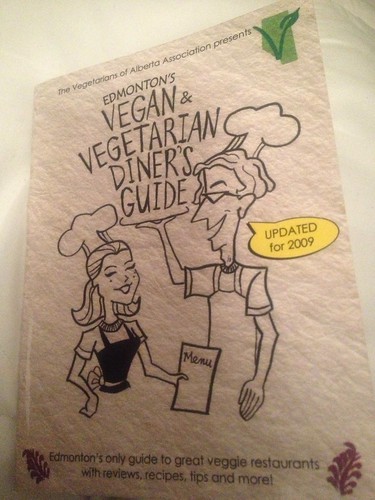the Vegan & Vegetarian Diners Guide from 2009