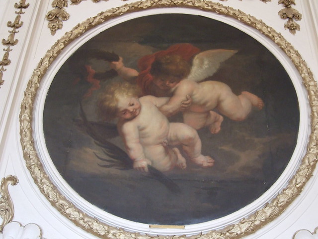 023 mad putto Saloon Martyrdom of St Livinius copy by poss Balthasar Denner 1720s after Rubens c1635 Brussels