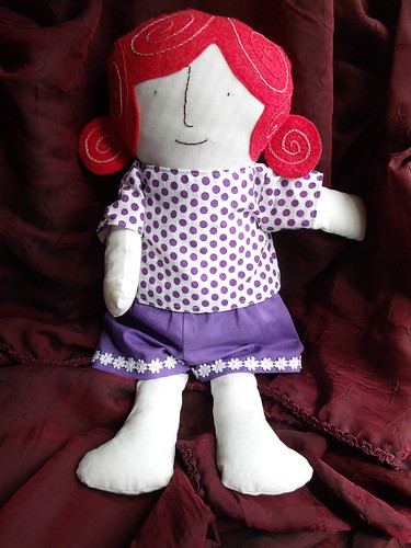 Violet doll - finished