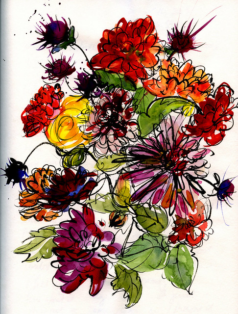 Journal: October flowers, before frost