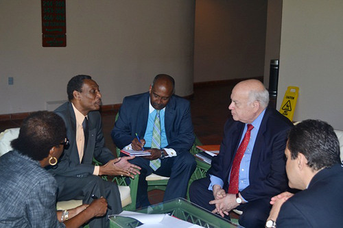 OAS Secretary General Meets with the President of the Transitional College of the Permanent Electoral Council of Haiti