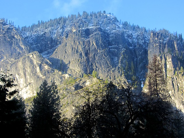 Snowy Sunrise in Yosemite