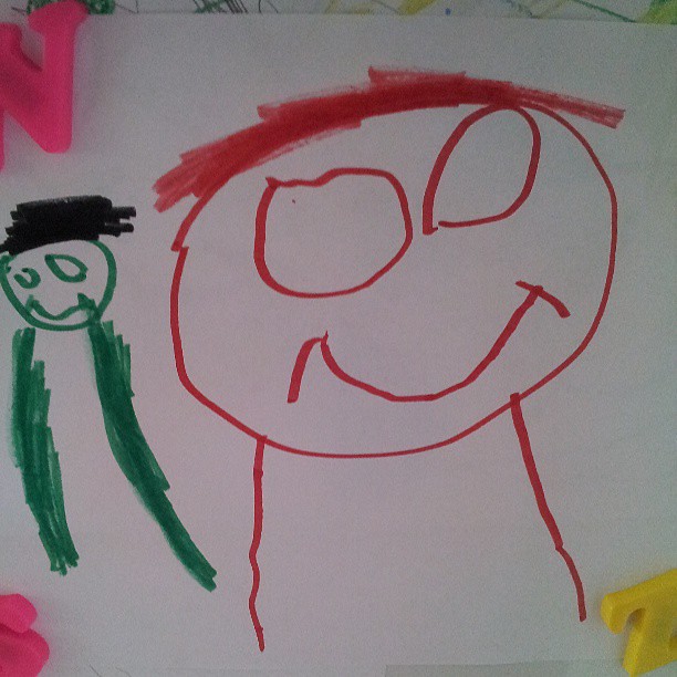 Ironman and the Hulk, by Brayden.