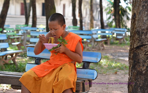 Lunch time for the novice by tGENTeneeRke along the Mekong river