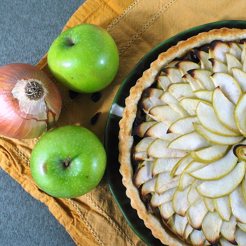 Savory Apple Onion Tart