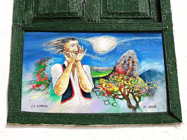 La Gomera Painting, Santiago del Teide, Tenerife