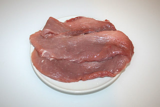 04 - Zutat Schweineschnitzel / Ingredient pork cutlets