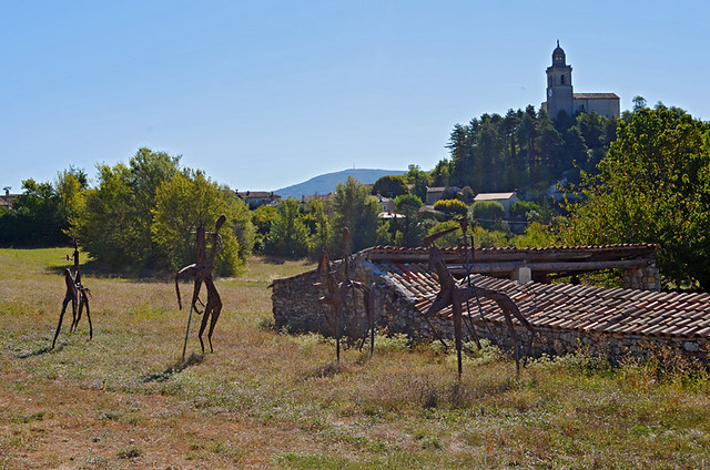 Iron Sculptures, Rellainne, Provence