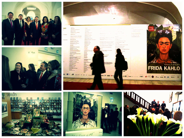 Inauguracion de la  exposición de Frida Kahlo  en la “Scuderie del Quirinale”  de  Roma