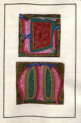 004-Álbum de las iníciales medievales - fol 24r- Biblioteca Nacional de Polonia