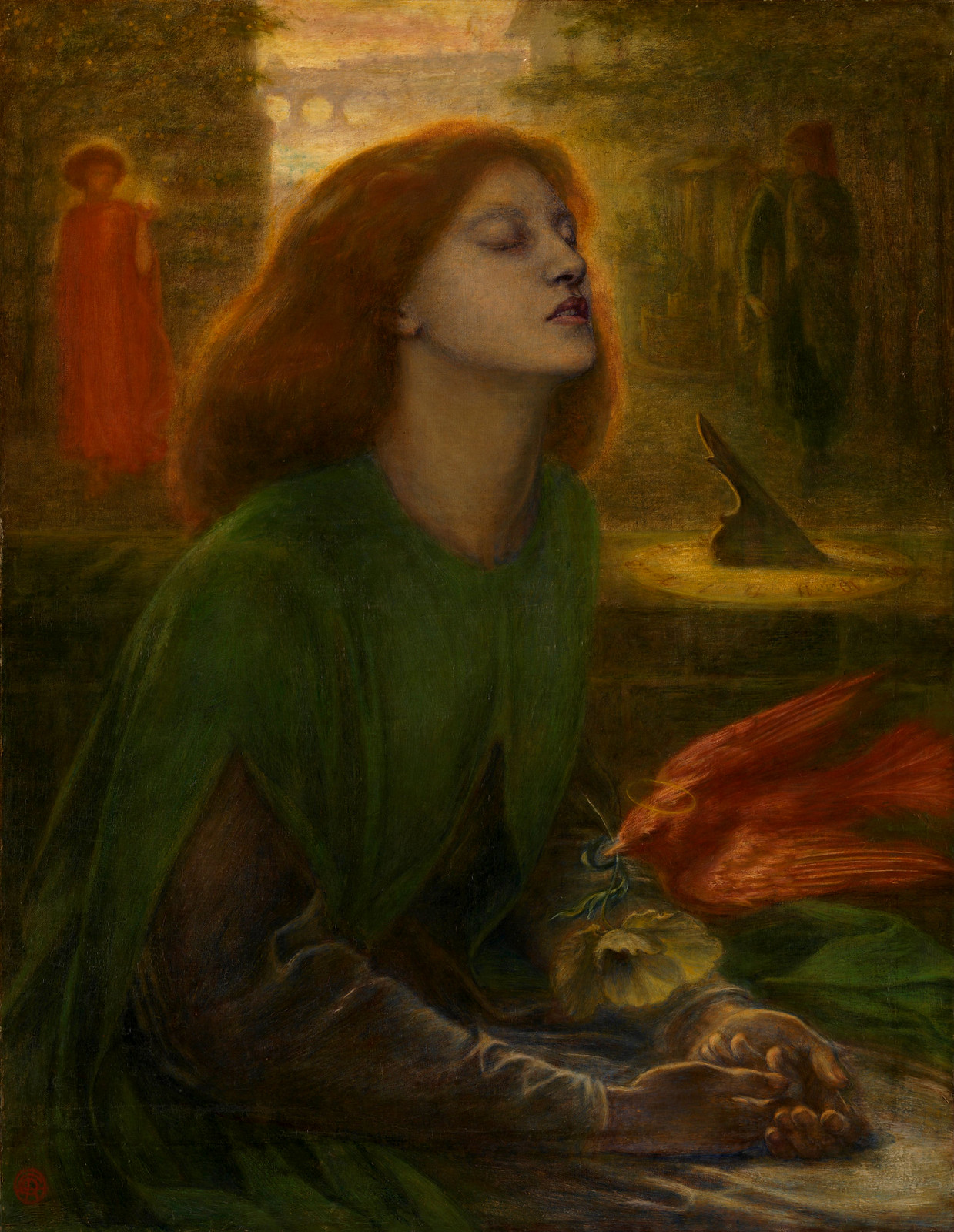 Beata Beatrix by Dante Gabriel Rossetti, 1864