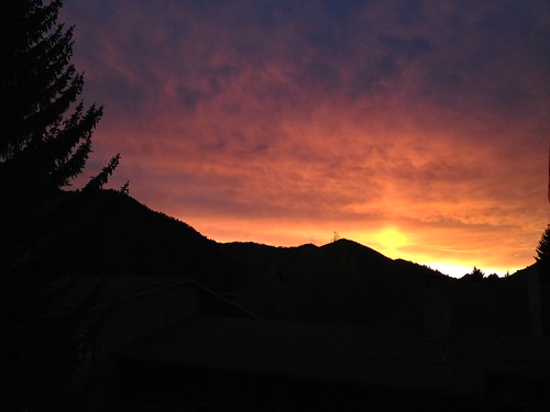 Idaho: then I looked at the sunset from my porch