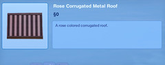 Rose Corrugated Metal Roof