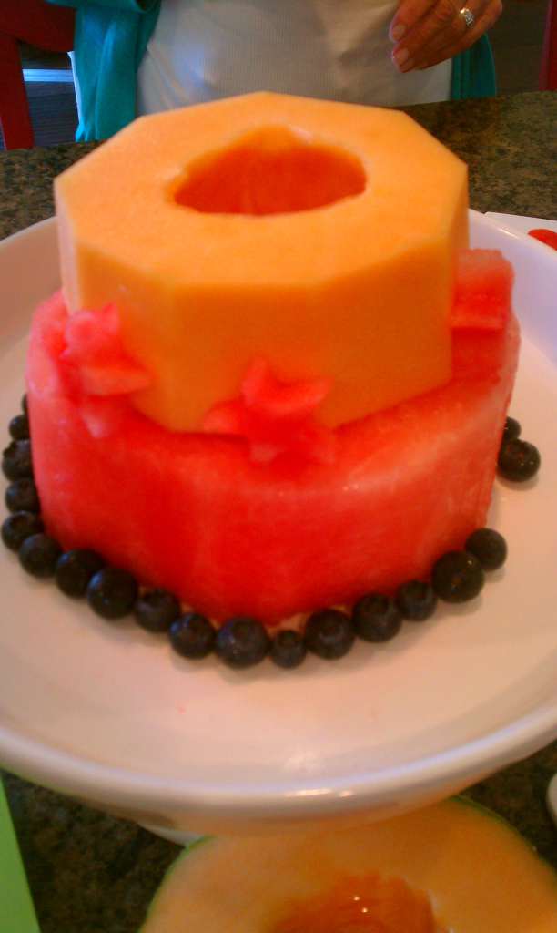 how to make watermelon birthday cake