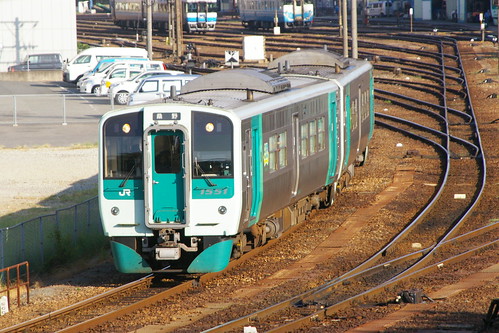 JR Shikoku 1500 series in Tokushima.Sta, Tokushima, Tokushima, Japan /Aug 14, 2013