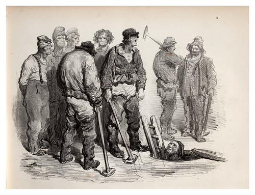 008-Ratas de alcantarilla-La Ménagerie parisienne, par Gustave Doré -1854- Fuente gallica.bnf.fr-BNF