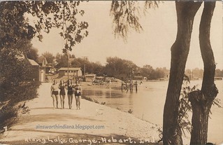 Along Lake George ca 1933.