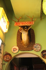 Restrooms Deer Head