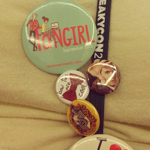 More button bling. #Fangirl #LeakyCon #latergram