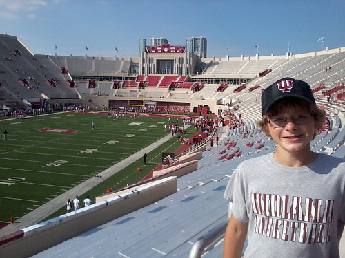 IU vs Navy - Aiden's first college football game