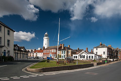 View of Southwold in Suffolk lighthouse