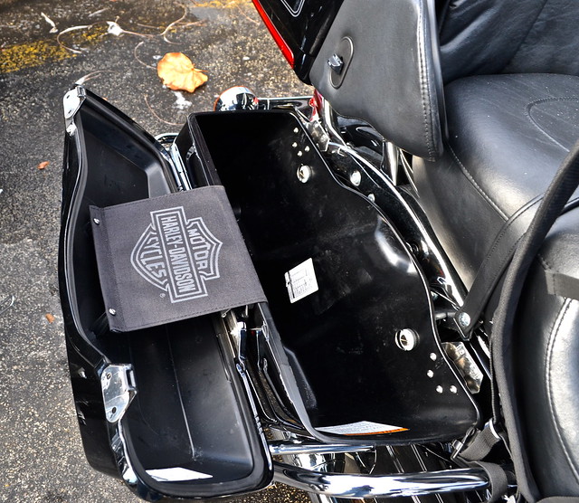 Harley Davidson bag space