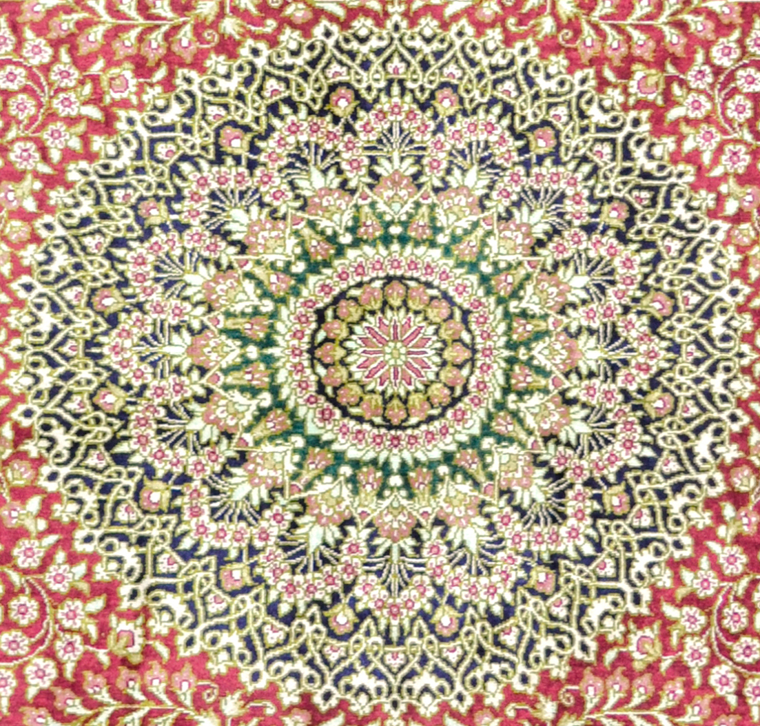 Qum 5x7 Javadi Persian Silk Area Rug
